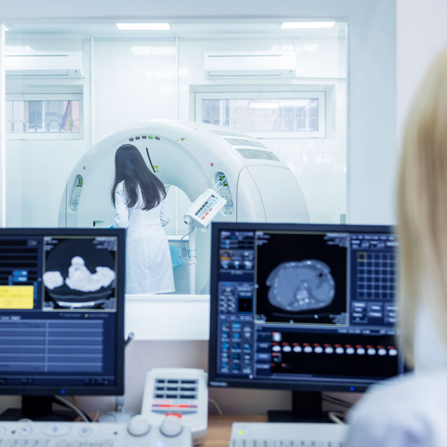 Medizinisches Motiv für Strahlenschutzausbildungen in Human-, Zahn- und Veterinärmedizin