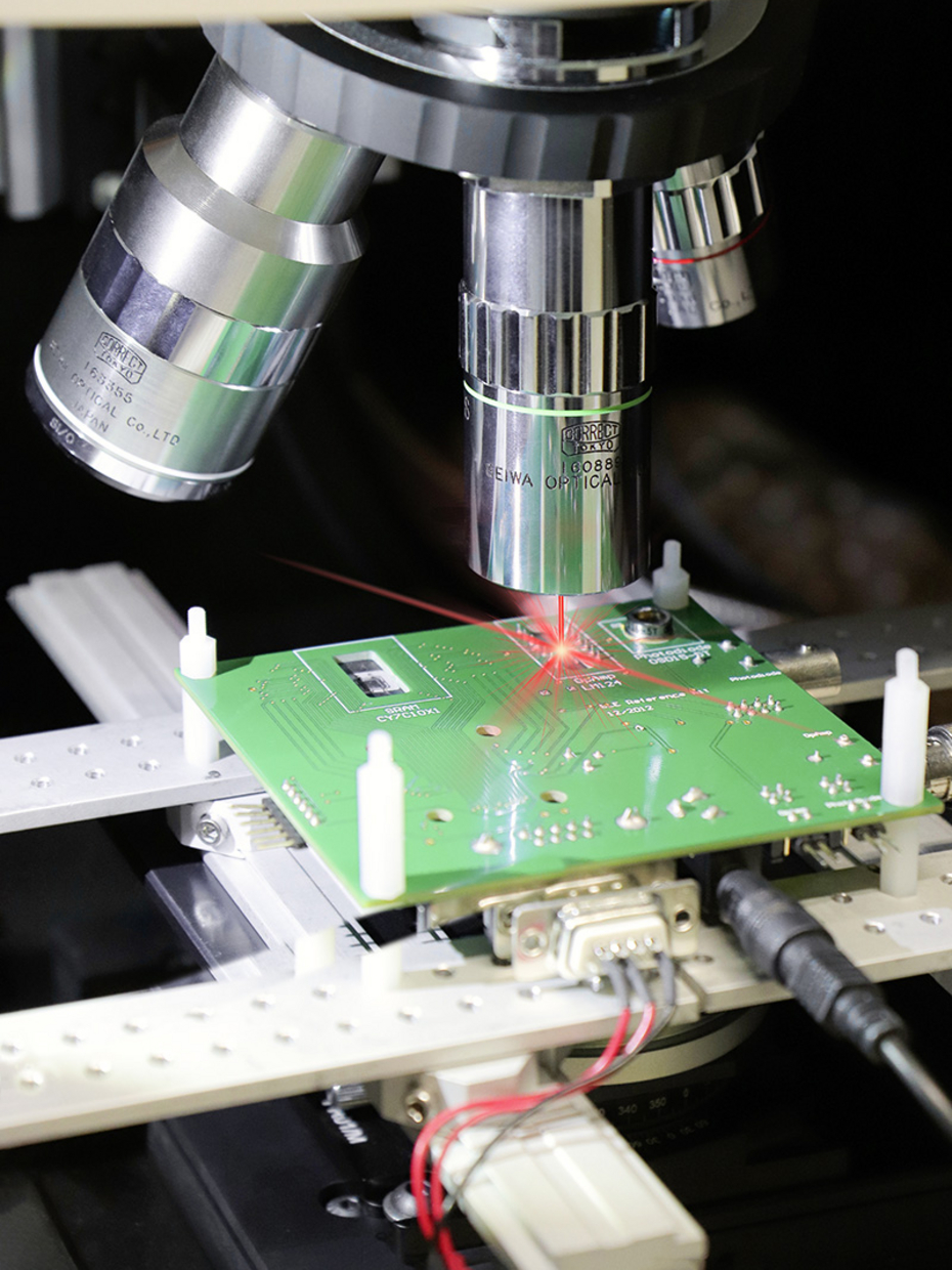 SEE Laser Testing (Foto: Seibersdorf Labor GmbH)