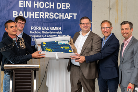 2025 Gleichenfeier Neubau Produktionstätte für Radiopharmazeutika