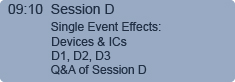 09.10 Session D - Single Event Effects: Devices & ICs