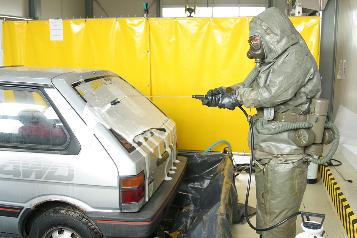 Live Agent Training - CBRN Academy Seibersdorf - - Photo: (c) Seibersdorf Labor GmbH